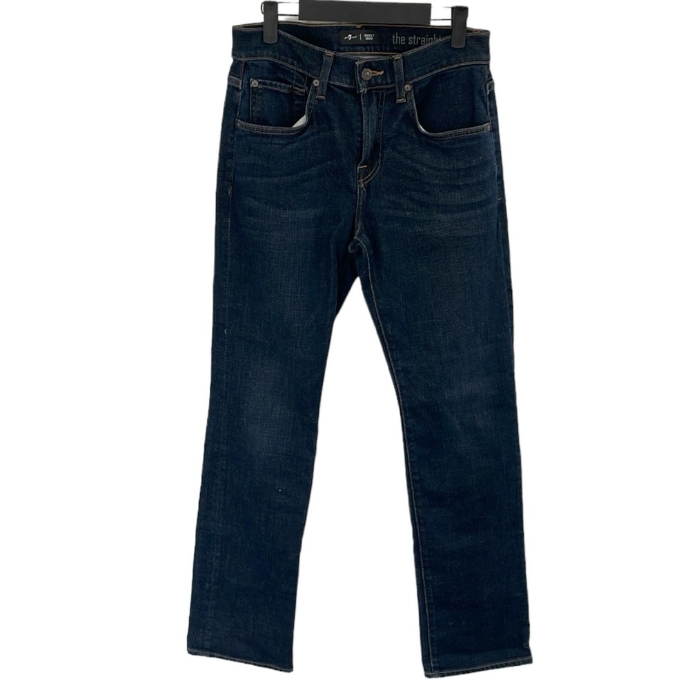 Men’s 7 for all mankind The Straight dark blue jeans. Size 29